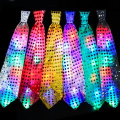 Corbata Lentejuela LED