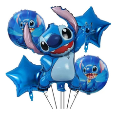 Set x5 Globos Acetato Stitch