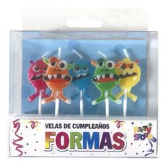 Velas Monstruos x5
