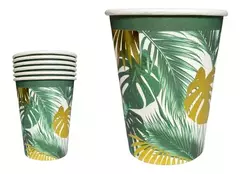 vaso polipapel tropical 6 unidades.