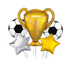 Set x5 Globos Acetato Copa del mundo