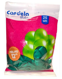 Globo Candela 12x25 Perlado Verde
