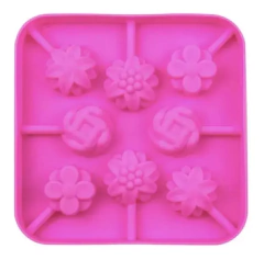 Molde Silicona Chupetines Flores - comprar online