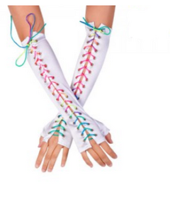 Muñequeras De Antebrazo Con Cordones Fluo