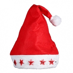 Gorro Papá Noel friselina c/ luz