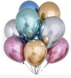 Globos Chrome 10x25 Surtidos