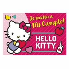 Invitación Hello Kitty x 10