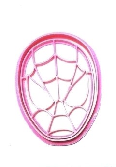 Cortante 3D cara Spiderman