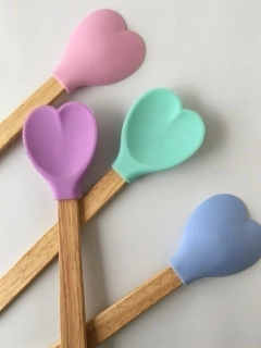 Espátula Silicona Corazón
