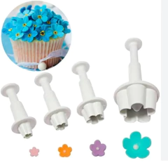 Cortante Expulsor Flores X4