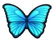 Imagen de Apliques Comestibles de Mariposa x36 un
