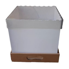 Caja drips Blanca 30x30x25