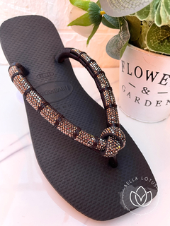 HAVAIANAS SQUARE FINI BLACK