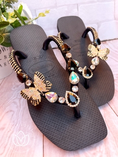 HAVAIANAS SQUARE BORBOLETA BLACK - comprar online