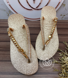 HAVAIANAS NOME DOURADO