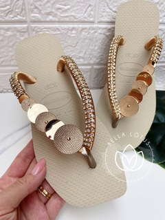 HAVAIANAS SQUARE ESFERA GOLD - comprar online