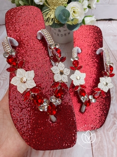 HAVAIANAS SQUARE FLOR RED