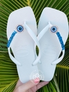 HAVAIANAS BASIC OLHO GREGO WHITE