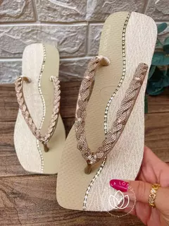 HAVAIANAS TRANÇA GLOW - Bella lótus