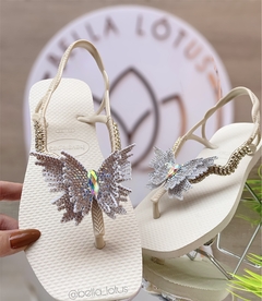 HAVAIANAS SOLEIL BORBOLETA BEGE