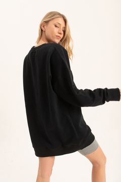 Imagen de Buzo Hidden Oversize negro