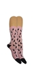 Soquete de mujer estampado ¨Gatos¨ color rosa - comprar online