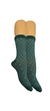 Soquete de mujer estampado ¨Rombos¨ color verde - comprar online