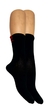 Soquete de mujer estampado ¨Moño 3D¨ color negro - comprar online