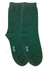 Soquete escolar unisex liso. Confeccionado en algodon. verde
