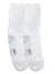 Soquete escolar unisex liso. Confeccionado en algodon. blanco