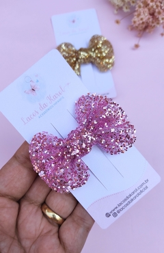 Laço tule glitter - loja online