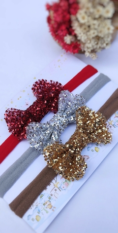 Kit meus primeiros lacinhos de tule glitter - comprar online