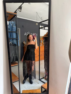 vestido encaje strapless $20000 efec|transf - comprar online