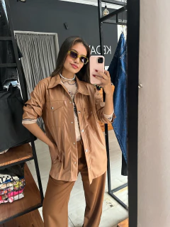 camisaco cuero en internet