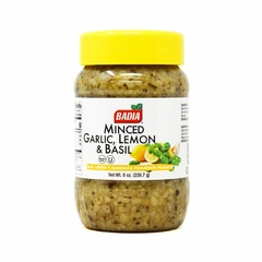 Ajo, Limon y Albahaca Finamente Picados 226,7grs
