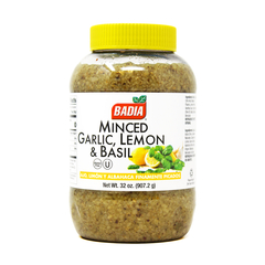 Ajo, Limon y Albahaca Finamente Picados 907,2grs