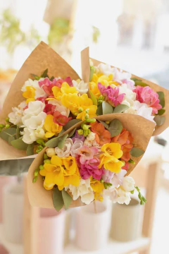 MINI BOUQUET FRESIAS (NUEVO!) - comprar online