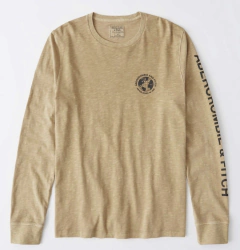 Remera manga larga abercrombie