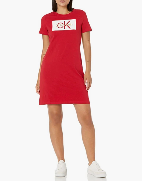 vestido calvin klein
