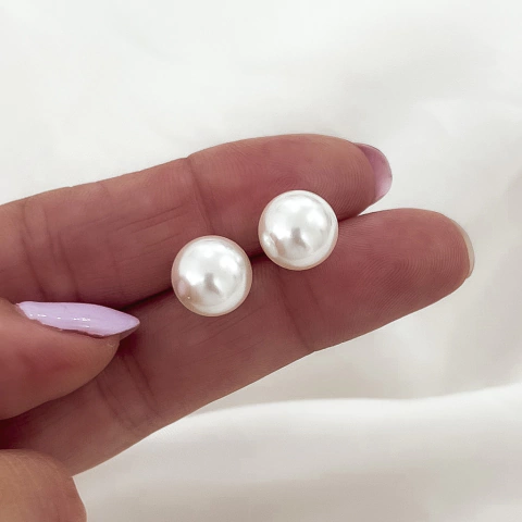 Aros Perla Plata 9mm
