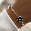 Pulsera Flores In Black - comprar online