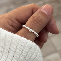 Anillo Bolitas Elastizado