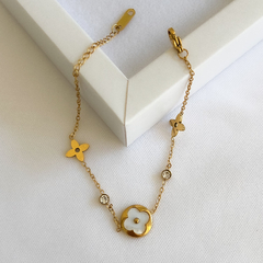 Pulsera Trébol Blanco AD - comprar online