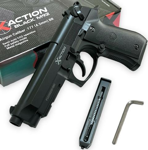 Pistola Beretta 92 Negra de Aire Comprimido