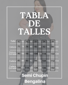 BENGALINA ELASTIZADA CHUPIN EN COLORES - tienda online