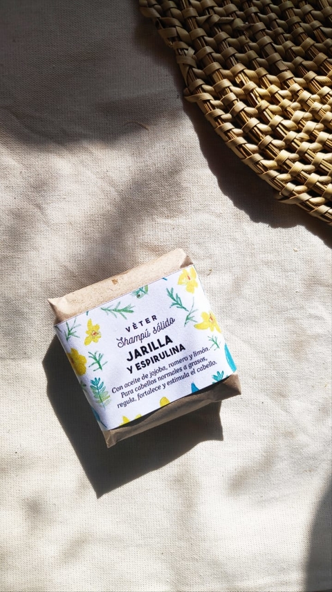 Shampoo Sólido Jarilla y Espirulina - Veter