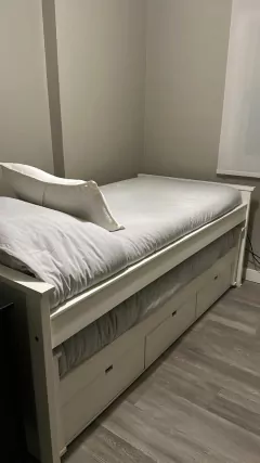 Acolchado para cama de 1 plaza Tussor + 2 almohadones