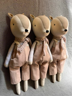 Muñeco de tela apego XL ciervito - comprar online