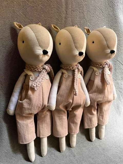 Muñeco de tela apego XL ciervito - comprar online