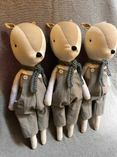 Muñeco de tela apego XL ciervito - TRULALADECO